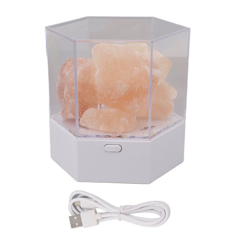Himalayan Salt Lamp LED RGB Dimmable USB Decorative Essential Oil