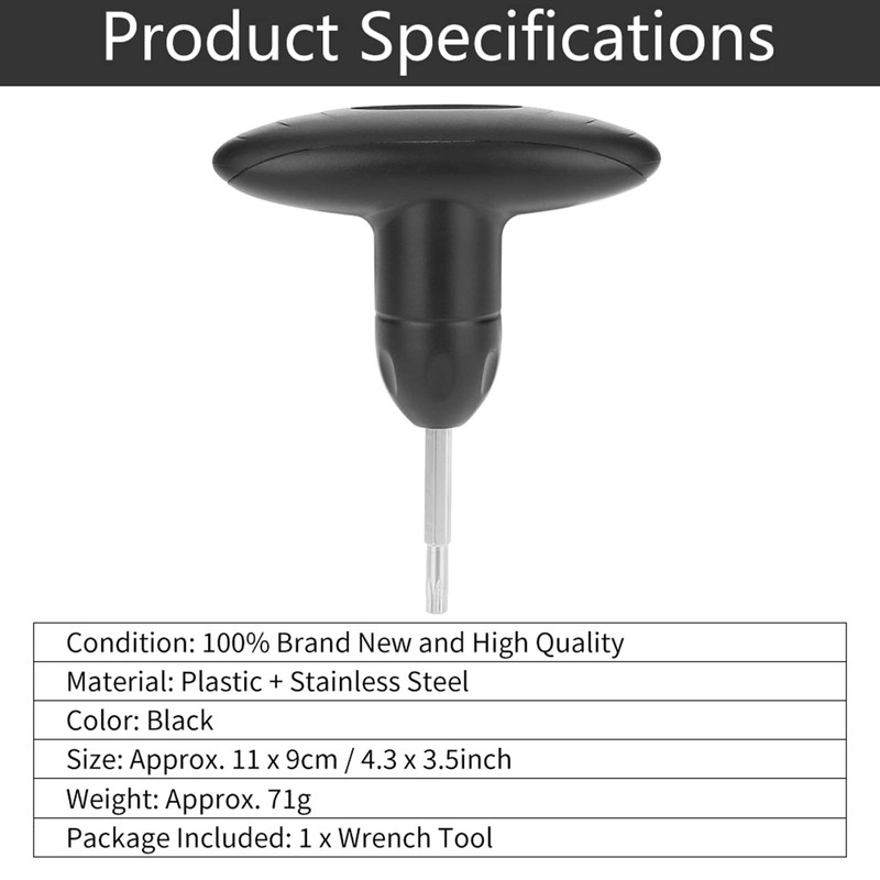Haosie Adjustment Golf Wrench Tool, Dual Ended Golf Driver Wrench,