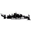 Samunshi® New York Skyline Car Sticker City Printed 15 x