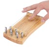 Guzheng Finger Trainer,Wooden 6 String Fingering Practice Tool,Mini Musical Instrument