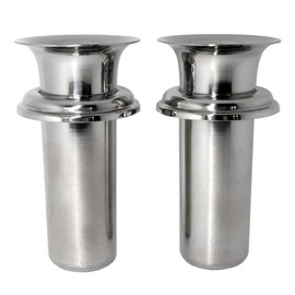 花立 For Tomb, Luxury Stainless Steel 1 Pair Set of 2 Just Plug and Luxury 花立 to upgrade W – 39 