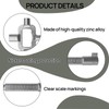 keyxer Short universal construction key, universal key, zinc alloy architect