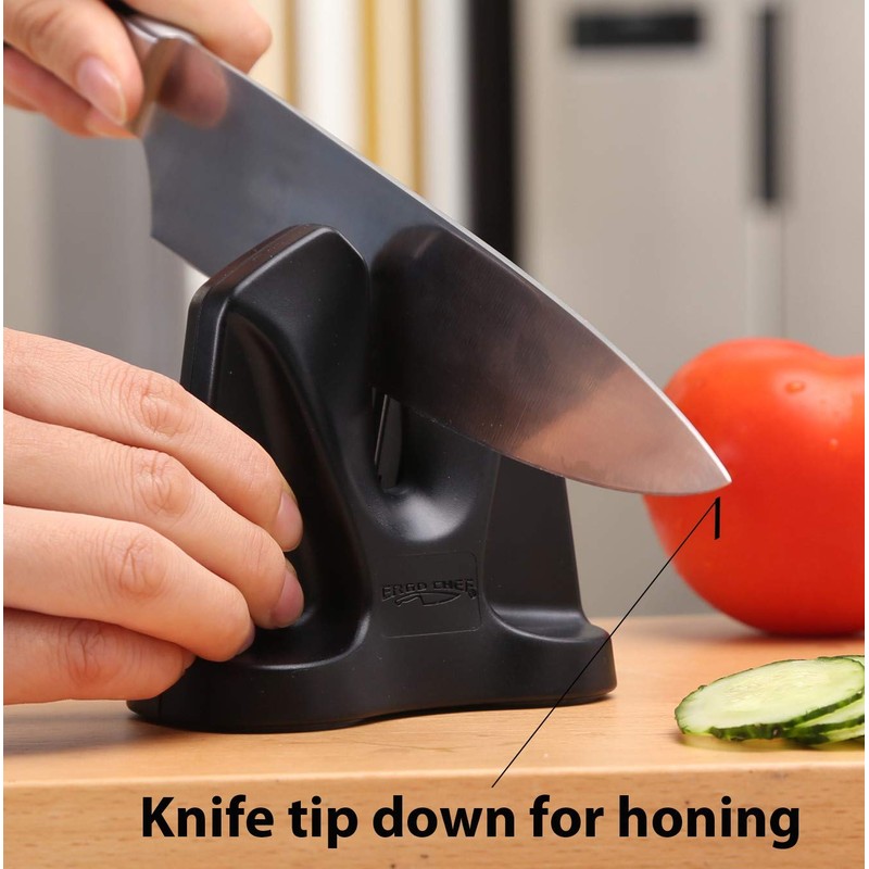 Ergo Chef Knife Sharpener FastEdge II with Auto Adjusting Spring