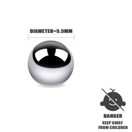 Paint Mixing Balls - Rust-Proof Stainless Steel Balls for Mixing Model Paints - Stainless Steel Balls, 5.5mm/apr. 0.22”, 100 Pcs