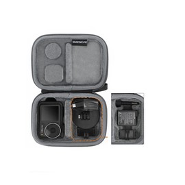 SHEAWA Case for DJI Osmo Action 5 Pro/4/3 Shockproof Storage Bag Carrying Case for DJI Osmo Action 5 Pro/4/3 Case Also Holds Accessories such as Protective Frame, Flat Base, Adapter Mount, Spare
