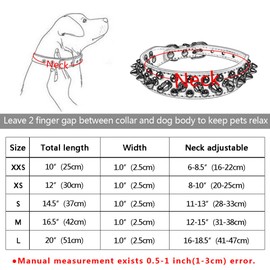 DOGGYZSTYLE Spiked Studded Rivet Leather Dog Collar for Cats Puppy Small Medium Pets(8"-10" Neck,Pink)