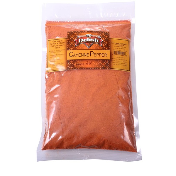 Cayenne Pepper by Its Delish, 2 lbs Bulk | All Natural Ground Red Pepper Powder