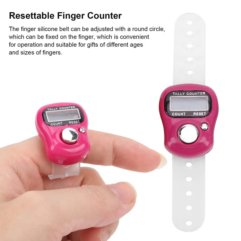 Lap Counter Timer, Electric Finger Counter with Resettable 5 Digit