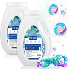Heigble 400 Count Laundry Detergent Pods Bulk 4 in 1 Washing Machine Detergent Pods Ultra Concentrated Tackles Tough Odors, Fruity Aroma