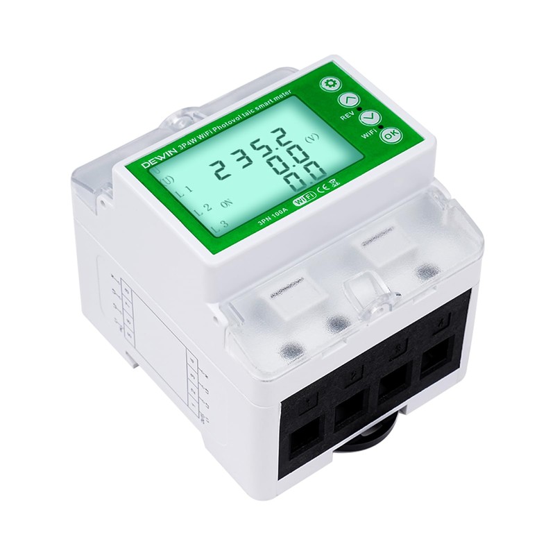 DewinLVD Tuya WiFi Intelligent Two-Direction Meter with Over- and Under-Voltage