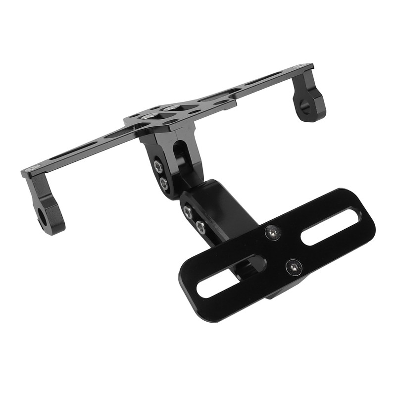 Motorcycle License Plate Bracket CNC Aluminium Alloy Universal Adjustable Motorcycle