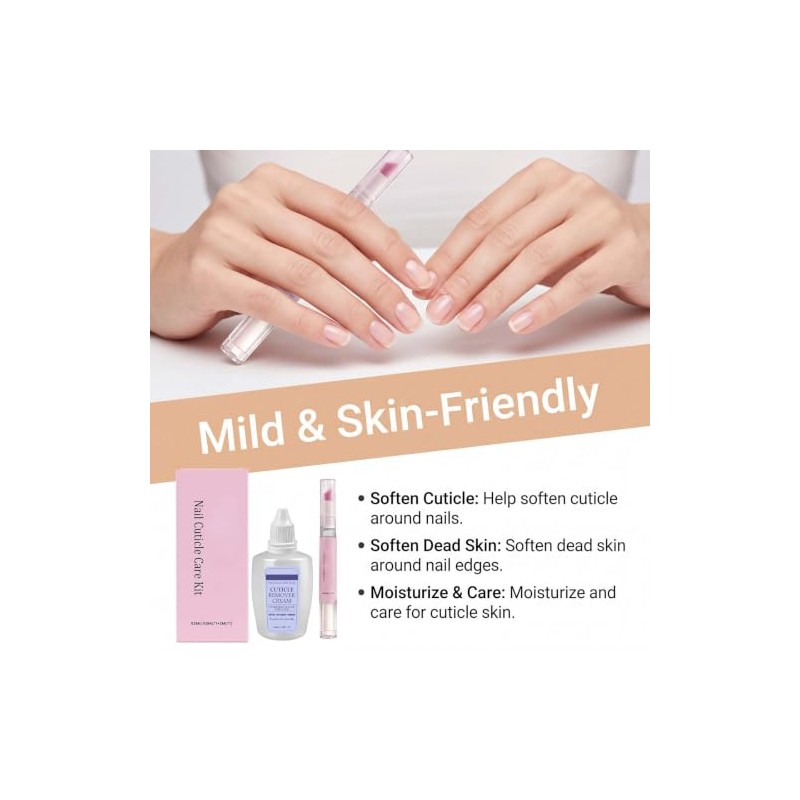 Ceramic Cuticle Pusher and Oil Pen Set, Care for Repair