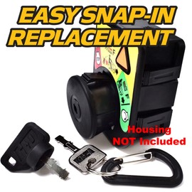 HD Switch Ignition Key Switch Module Rebuild for Toro 112-6116 112-0865 LX420 LX423 LX425 LX426 LX427 LX460 LX465 LX466 LX468 LX500 SL500 GT2100 GT2200 GT2300 -OEM Upgrade w/2 Keys, Bezel Not Included
