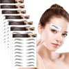 AWAVM 7Sheets/77Pairs 4D Hair-Like Eyebrow Tattoo Stickers Waterproof Natural Fake