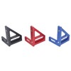 6Pcs 3D Multi Angle Measuring Ruler Aluminum Alloy 45 90