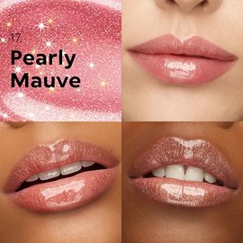 KIKO MILANO - 3d Hydra Lip Gloss 17 Softening Lipgloss for a 3D look | Pearly Mauve Color | Non-Comedogenic | Professional Makeup | Made in Italy