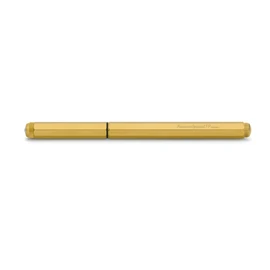 Kaweco SPECIAL Füllhalter Messing I Premium Füllfederhalter für Tintenpatronen mit hochwertiger Stahlfeder I Exklusiver Füller mit Geschenk Metallbox 17 cm I Federbreite: M (Medium)