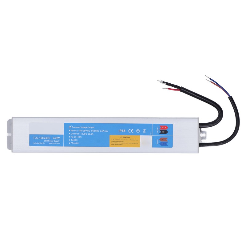 LED Power Supply Waterproof Driver 180‑264VAC to DC Converter Transformer