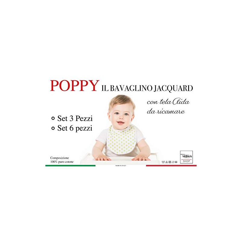 Tex family Baby Bib with Elastic Band and Aida Bib