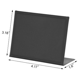 New Star Foodservice 28669 Metal Mini Chalkboards, 3-Inch by 4-Inch, Set of 6
