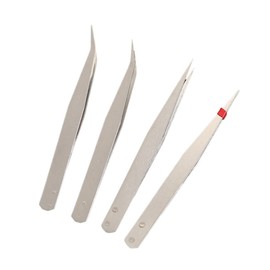 VILLFUL Beads Painting Tweezers Set Pcs Stainless Steel Tweezers Clips Nail Art Tool Diamond Diy Tool Portable Accessory Kit