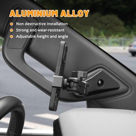 GEARZONE Phone Holder Mounts on Dashboard for 2022-2024 2025 2026 Silverado&Sierra Custom Adjustable Stabilizer Silverado Cell Phone Holder Gmc Sierra 1500 Accessories
