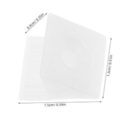 SHINEOFI Plastic Fixing Brackets 50pcs Self-Tapping Screws Drawer Repair Wardrobe Cabinet DIY Furniture