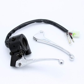 YOFMOO PW50 Throttle Housing Start Kill Switch Control Left Right Brake Lever Compatible with Yamaha PW50 PY50 Peewee Y-Zinger Pit Dirt Bike