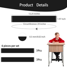 Chair Bands for Kids with Fidgety Feet - ADHD/SPD/Autism Sensory Stretch Bands, Quiet Classroom Therapy Tools, 10-30” Adjustable TPE Elastic Bands (No Tools Needed)