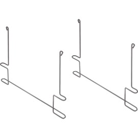 Buyers Products 405BZ Galvanized Anti-Sail Brackets for 24-Inch Wide Long Mud Flaps, 26.13 x 21 Inch, 2 Count, Hold Mudflaps Straight and Flat, Bolt or Weld On to Truck Or Trailer