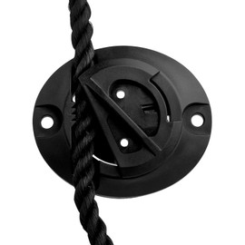 No-Knot Fender Cleat for Boat Gunnel Tracks, Fits 1/4" Rope, Boat Fenders Use On Most Gunnel Track Systems, Versatrack Boat Accessories,(Only Including Fender Cleat, No Installation Hardware)