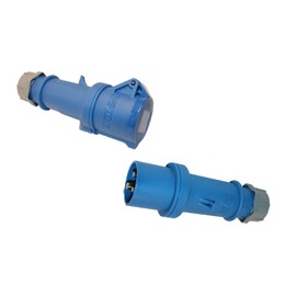 Mennekes CEE Coupling and Plug Caravan 16 A; 3-Pin 6 Hours, 230 V