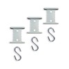 OLPRO Awning rail hangers with S hooks, 6 piece 6mm