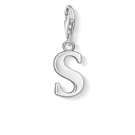 Thomas Sabo® 0193-001-12 women's charm pendant in the letter C from the Charm Club collection, 925 sterling silver