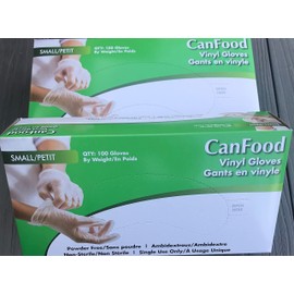 Vinyl Powder Free Glove Small Pack of 2, 100 x2 = 200 Pcs