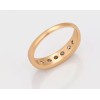 Dtup Anillo De Compromiso Chapado En Oro De 18k Churumbela