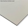 Falken Design ACM Aluminum Composite Sign Panel, White Matte, 12"
