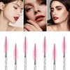 Tbestmax 100 Pcs Cepillo Desechable para Pestañas, Varitas de Mascara