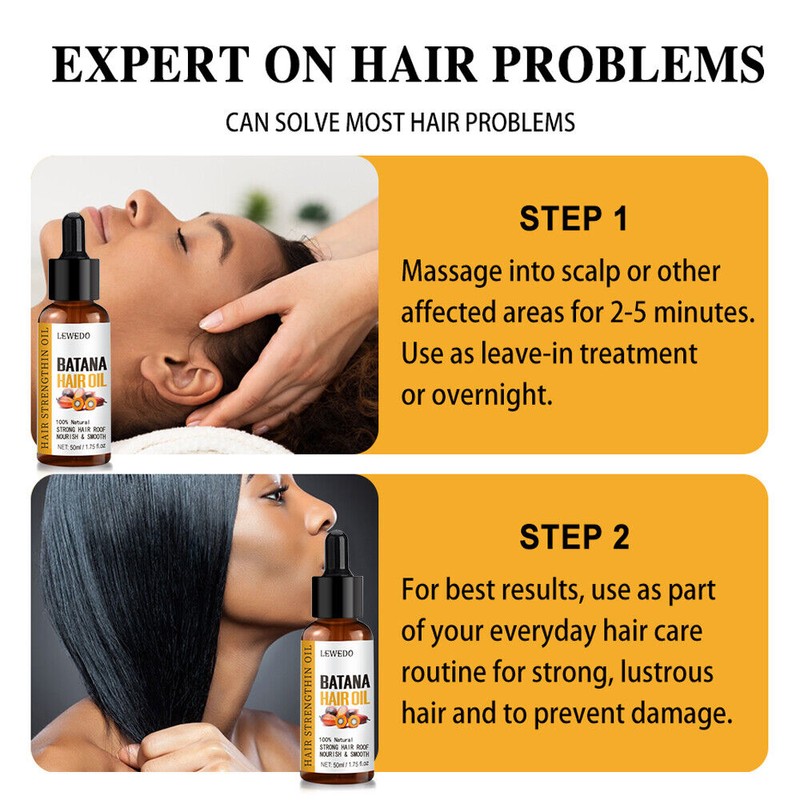 5X Batana Oil Serum Hair Growth For Healthier Thicker&Stronger Fuller
