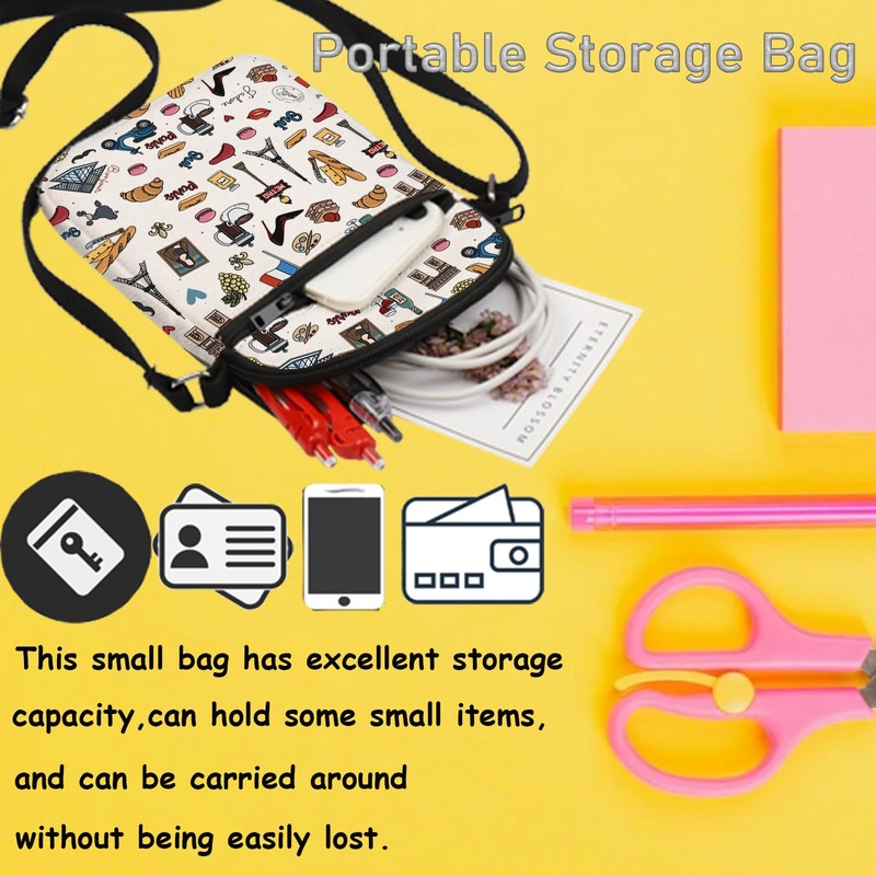 TSOTMO Paris Trip Crossbody Bag Paris Vacation Gift Paris France