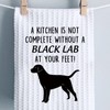 Black Lab Kitchen Towel A Kitchen is Not Complete Without
