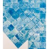 Glass Mosaic Tiles 8 Sheets Sky Blue 12X12 inches for