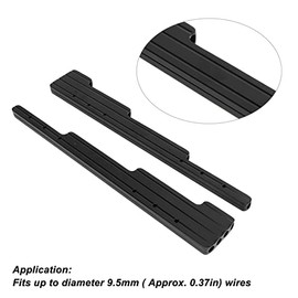 Soporte para Cables de Bujías, Soporte para Telares de Cables para Bujías para SBC SBF 302 350 454 V8 Separador de Cables para Bujías de Motor (BLACK)