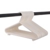 ALAYSTAR Pack of 40 Nursery Plastic White Hangers – Extra