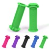 URAQT Bike Handlebar Grips, Solid Color Children's Bike Handlebars, Soft
