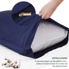 PiccoCasa Pillowcases 2 Pack Cotton Pillow Cases with Zipper Closure