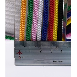 IHKFILAN Polypropylene Utility Rope Drawstring Hollow Braided PP Rope Barrier Rope Polypro Rope Braided Rope Outdoor Rope Knot Resistant (White, 5 mm)