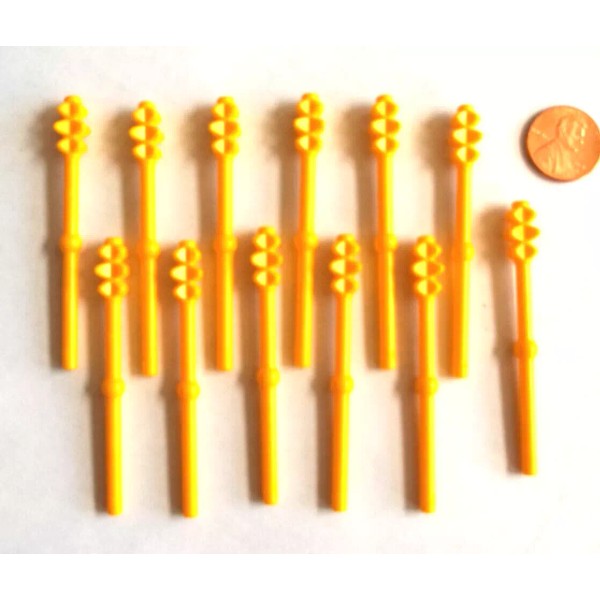 Playmobil, CANNON BOLTS,SPIKED HEADS,YELLOW,A