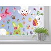 361PCS Easter Bunny Window Cling Decorations - Egg Hunt Games