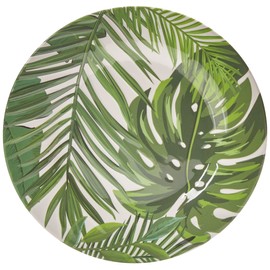 Fitz and Floyd 5247281 Tropical Fun - Plato para ensalada (melamina, 23,5 cm), varios colores